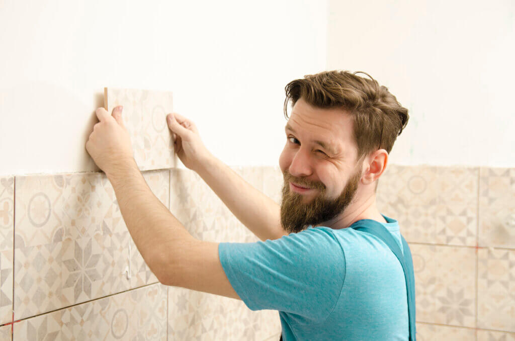 upgrading tile in a bathroom