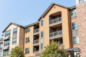Exterior of a multifamily apartment property