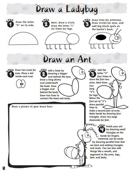 Western Pest bug drawing activity