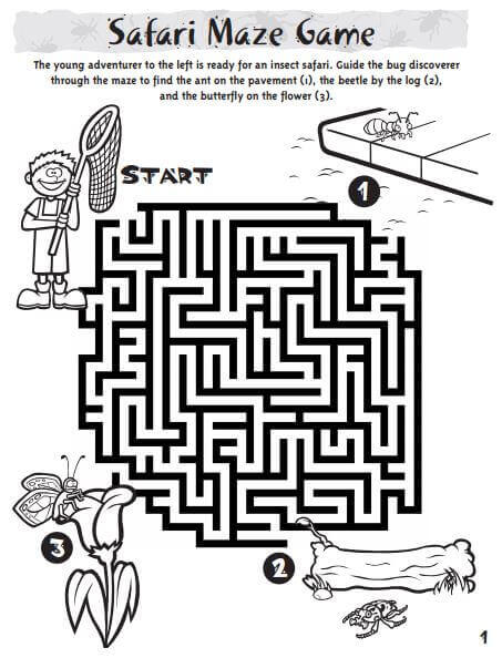 Western Pest safari maze game